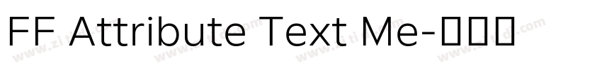 FF Attribute Text Me字体转换